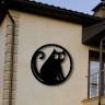 Декоративный элемент фасада "Кошки 9" 