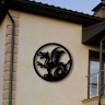 Декоративный элемент фасада "Дракон 6"