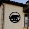 Декоративный элемент фасада "Медведь 1" 