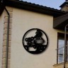 Декоративный элемент фасада "Чебурашка с Геной"