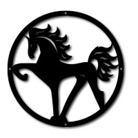 Декоративный элемент фасада "Лошадь 1"